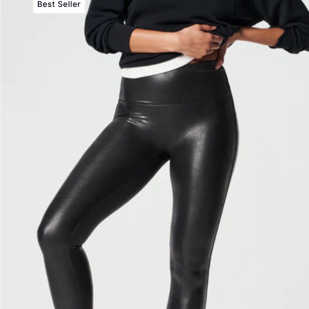 Spanx Faux Leather Leggings